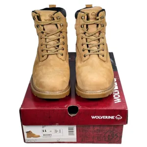 Wolverine Floorhand Ins Steel-Toe 6&quot; Men's Size 11 EW Wheat Work Boots W221021