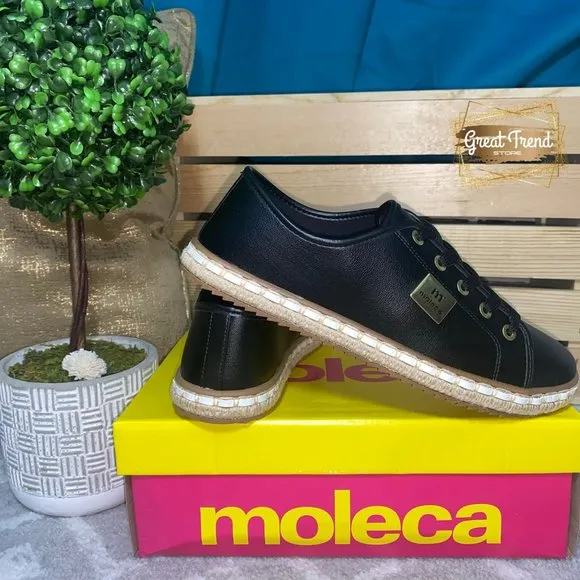 Women Espadrilles Black Casual Sneakers