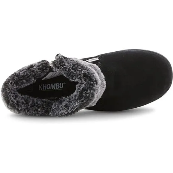 Women's Ankle Boots Faux Fur Shearling Lining Shoes, Black