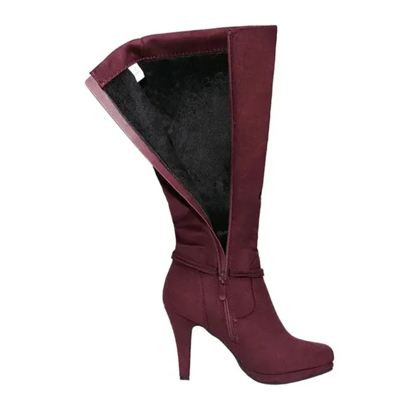 Women's Knee High Platform Heel Boots