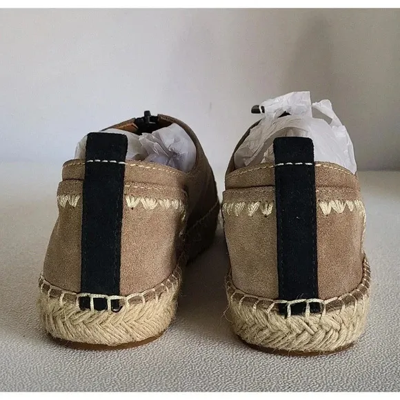 WOMEN'S PATRICIA NASH EVA SUEDE BEIGE ESPADRILLES SIZE 7 M NEW