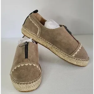 WOMEN'S PATRICIA NASH EVA SUEDE BEIGE ESPADRILLES SIZE 7 M NEW