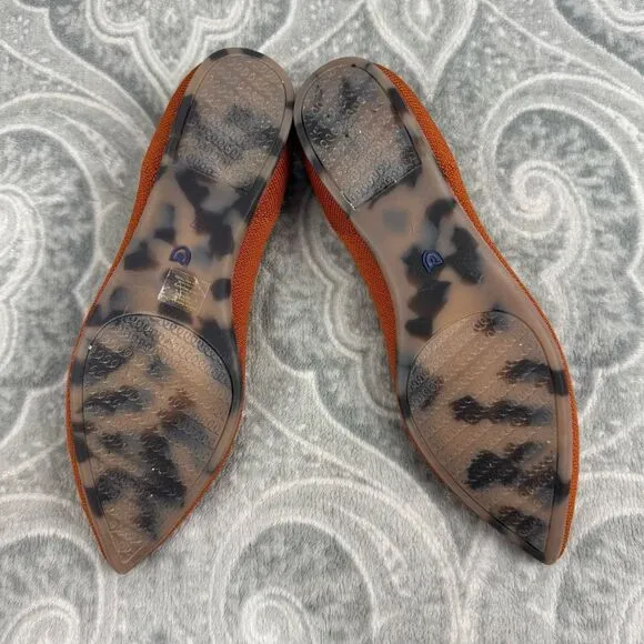 Womens Rothys Pointed Toe Flats Color Fawn