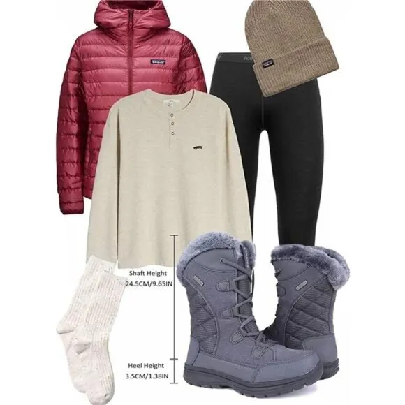 Women's Waterproof Mid-Calf Snow Boot