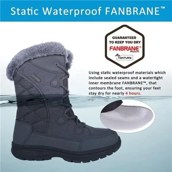 Women's Waterproof Mid-Calf Snow Boot