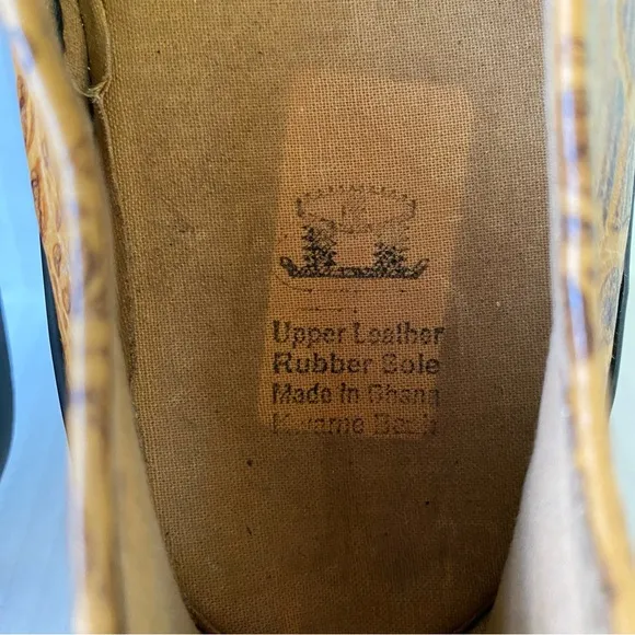 Woven Leather Loafer Slip On Shoes Made In Ghana