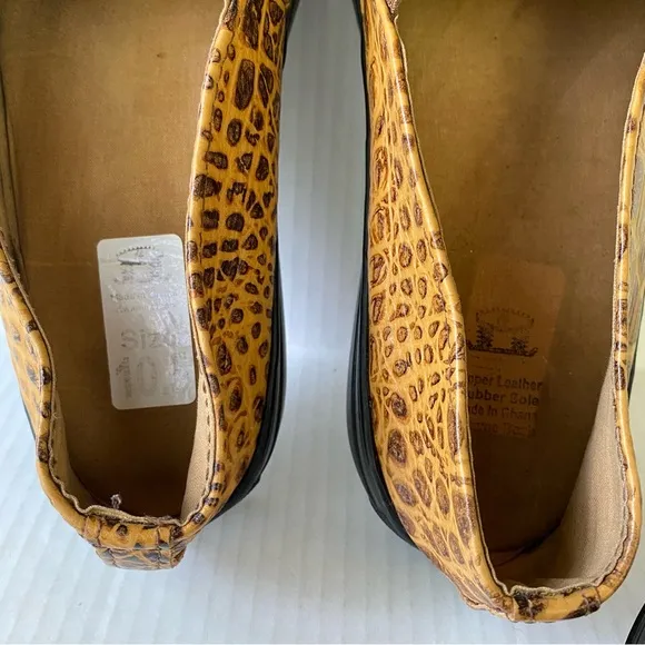 Woven Leather Loafer Slip On Shoes Made In Ghana