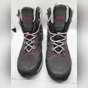XPETI Osto Gray Hiking Boots Insulated Waterproof Sz 9