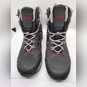 XPETI Osto Gray Hiking Boots Insulated Waterproof Sz 9