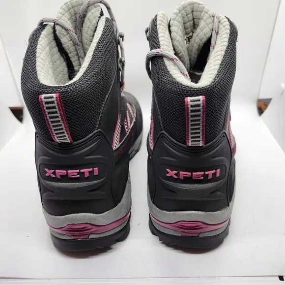 XPETI Osto Gray Hiking Boots Insulated Waterproof Sz 9