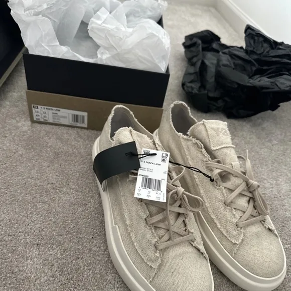 Y-3 Tan Sneakers with Chunky Sole