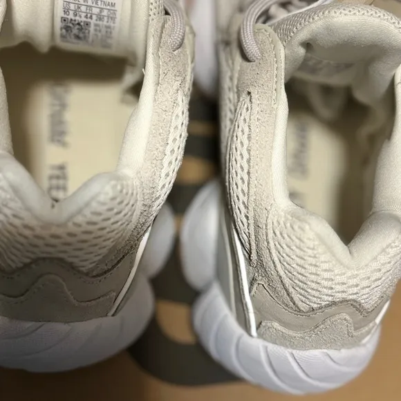 Yeezy Cream and Tan Sneakers with Chunky Design