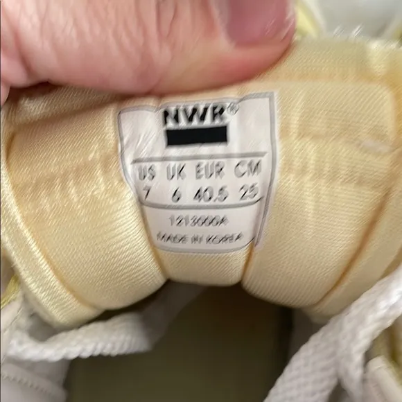 Yellow High-Top Sneakers