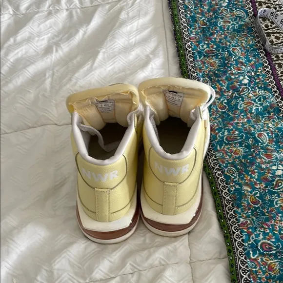 Yellow High-Top Sneakers