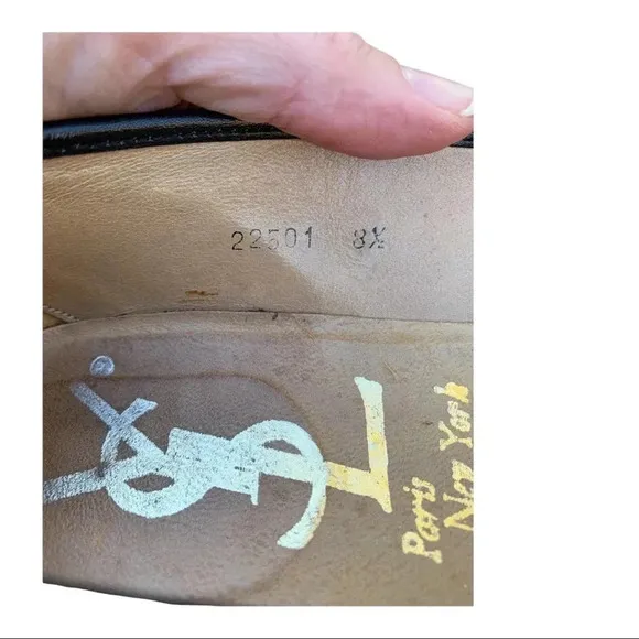YSL Yves Saint Laurent Patton Leather flats size 8.5