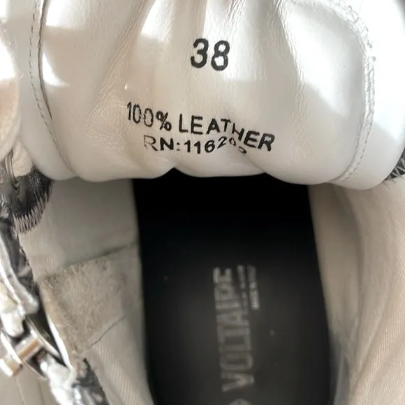 Zadig &amp; Voltaire Leather High Top Sneakers