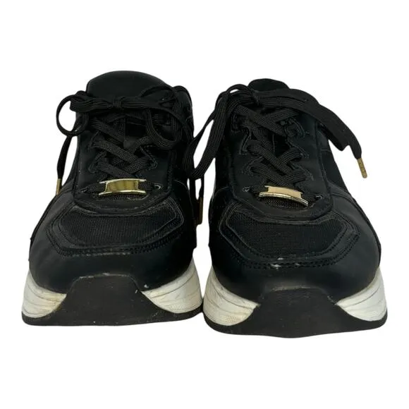 ZARA Animal snake print chunky sneakers brown black white size 6 (36)