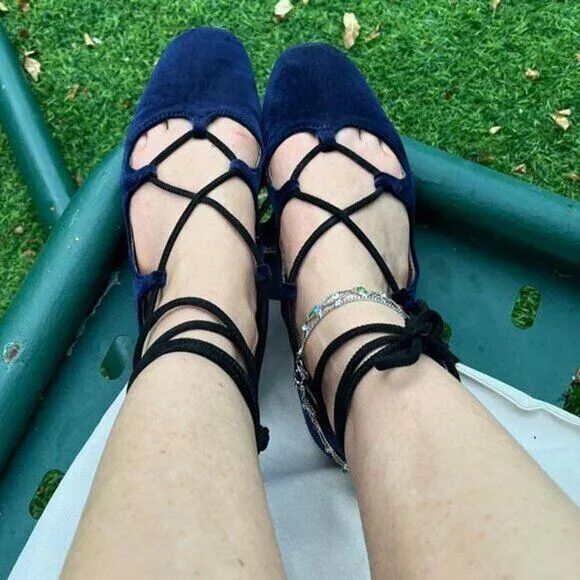 ZARA Flats with Tie Closure NWT