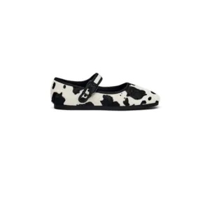 Zara Furskin Leather Ballet Flats