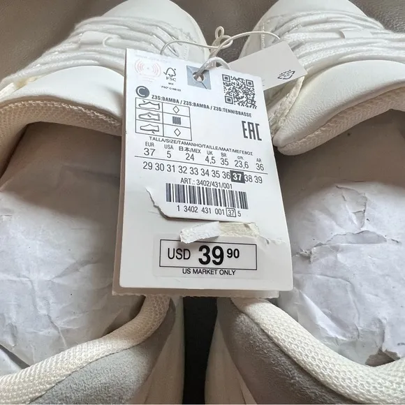 Zara girl basic chunky sneakers. Size 5