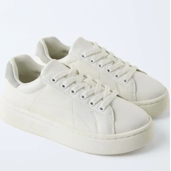 Zara girl basic chunky sneakers. Size 5