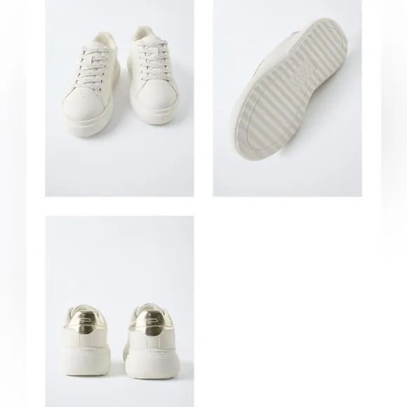 Zara girl chunky sneakers. Size 5