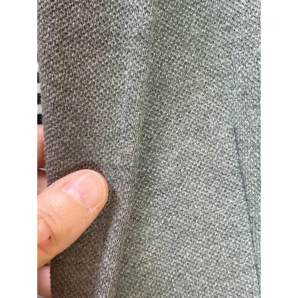 Zara Gray Knit Blazer Interior Cotton Stripes ~ Nautical Prep ~ Men S Women M/L