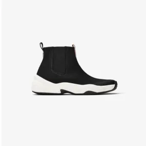 Zara kids black high top elastic straps sneakers