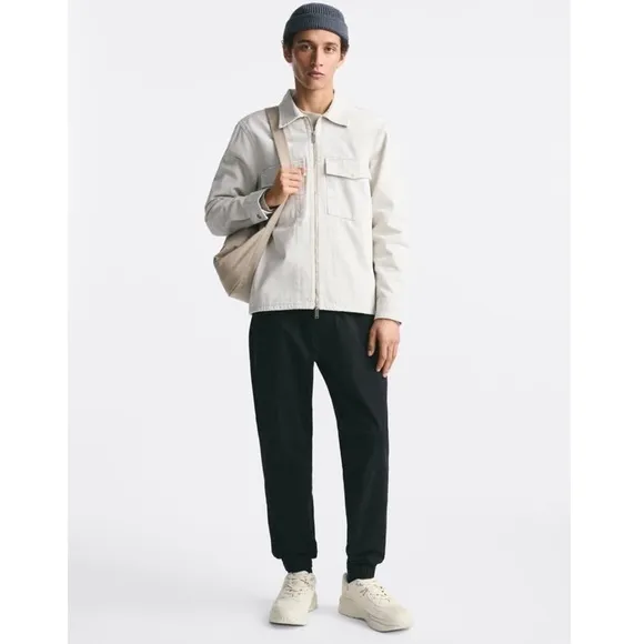 ZARA • Multipiece Bone White Chunky Lightweight Sneakers