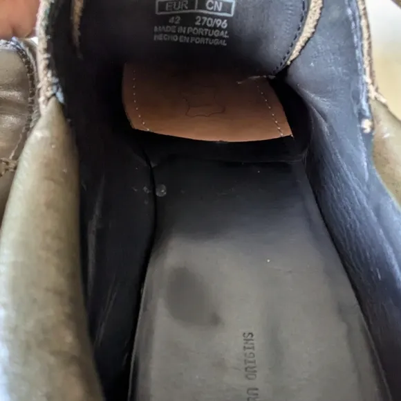 Zara origins leather loafers vibrant deck shoes