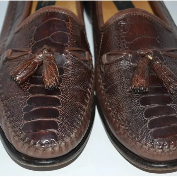 Zelli Exotic Kalahari Ostrich Napa Tassel